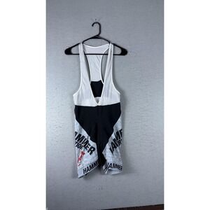 Hammer Nutrition‎ Shorts Mens Large Black White Cycling Bib Chamois Road Bike
